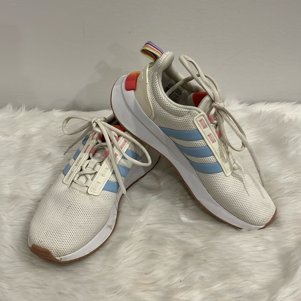 Adidas Cloudfoam SUPER Sneakers Shoes Lace Women Size 7.5
